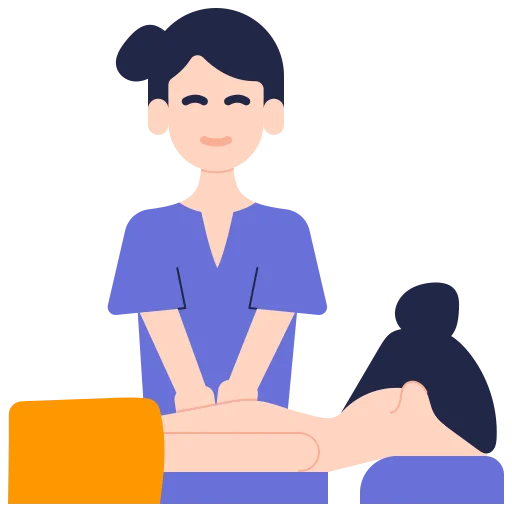 Relaxation and wellness zone for residents